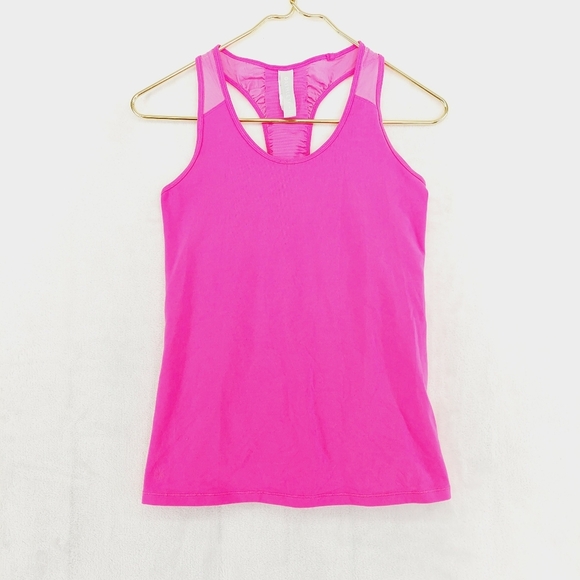 ATHLETA Hot Pink Racer Back Tank Top P6187 - Picture 2 of 8